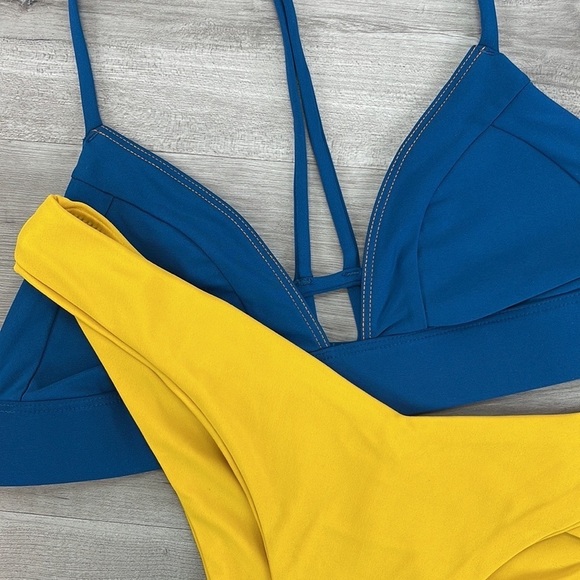 ☀️HURLEY☀️RIP CURL☀️ Q/D BRALETTE PREMIUM SURF HI LEG PANT BIKINI SET - Picture 8 of 14